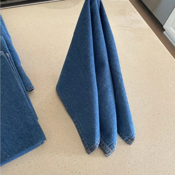 IKEA vintage Classic Blue Denim placemats - Picture 5 of 8